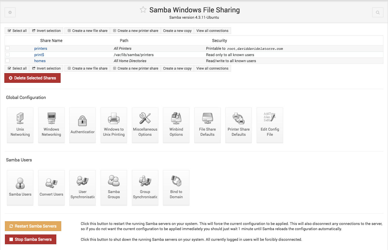 samba windows file sharing